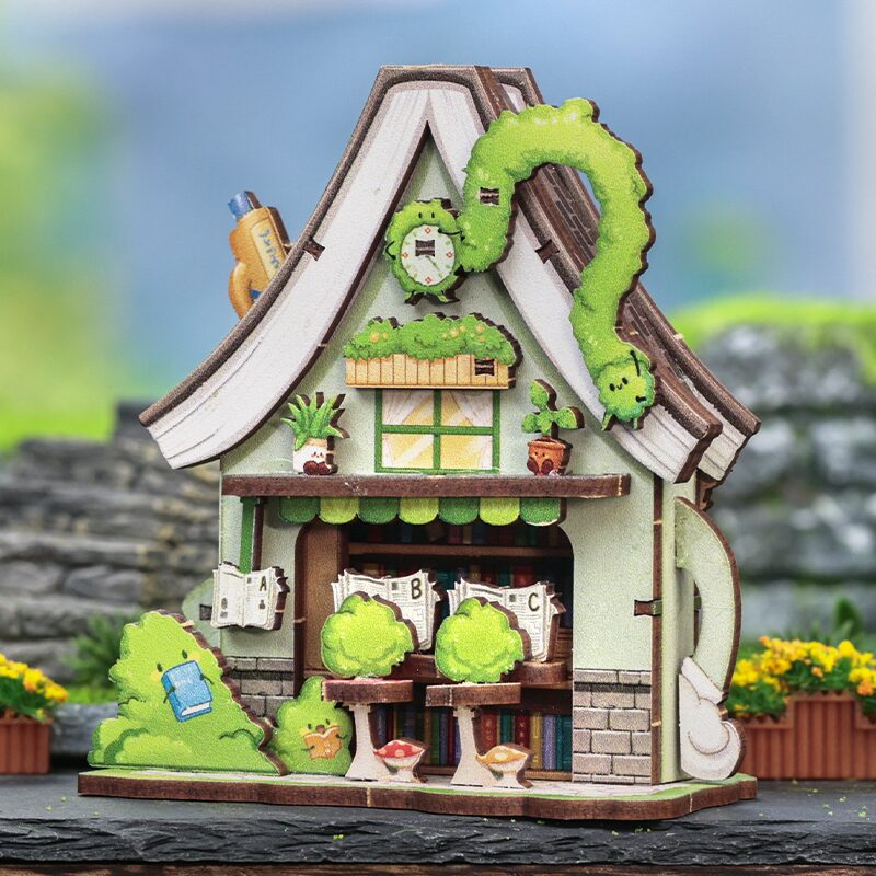Cutebee DIY Huisje Talebox Corner Bookstore – CWGA107 - Afbeelding 2