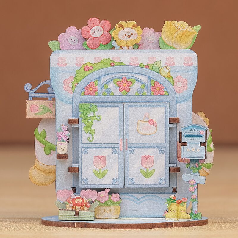 Cutebee DIY Huisje Talebox Corner Flower Shop – CWGA108 - Afbeelding 2