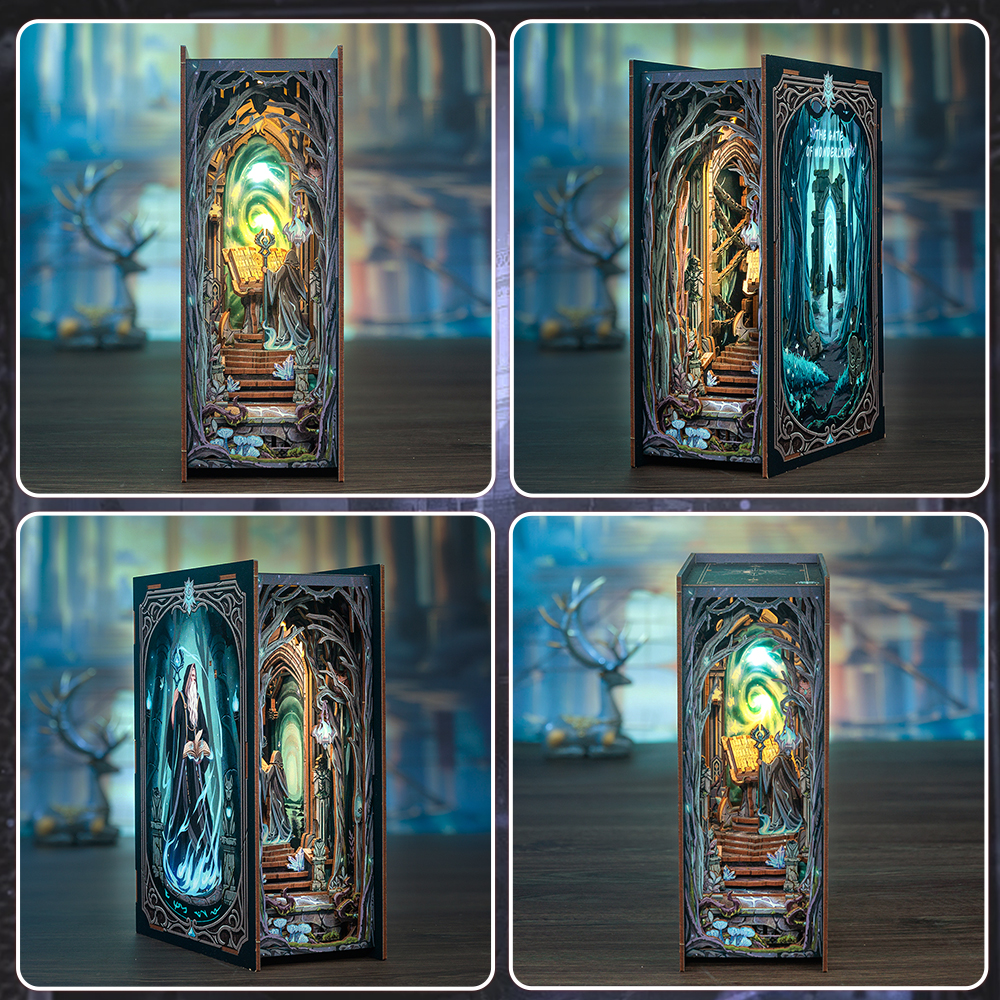 Cutebee 3D Booknook The Gate of Wonderland – HY02B - Afbeelding 7