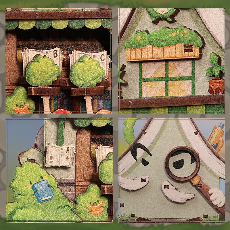 Cutebee DIY Huisje Talebox Corner Bookstore – CWGA107 - Afbeelding 3