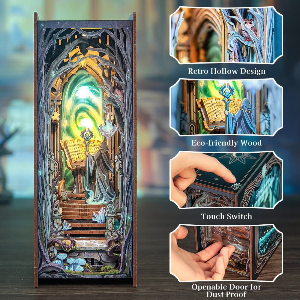 Cutebee 3D Booknook The Gate of Wonderland – HY02B - Afbeelding 6
