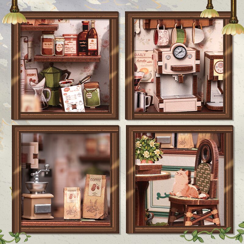 Cutebee 3D DIY Huisje Sunny Café – CWGC208 - Afbeelding 4