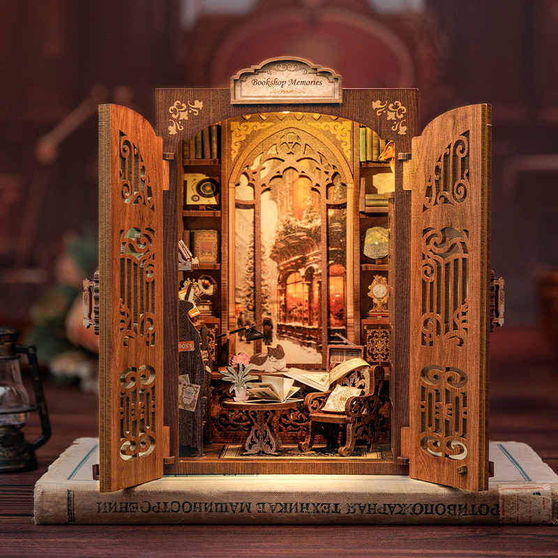 Cutebee 3D Booknook Bookshop Memories – SD01B - Afbeelding 3