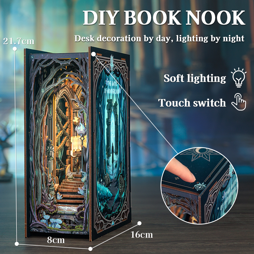 Cutebee 3D Booknook The Gate of Wonderland – HY02B - Afbeelding 2
