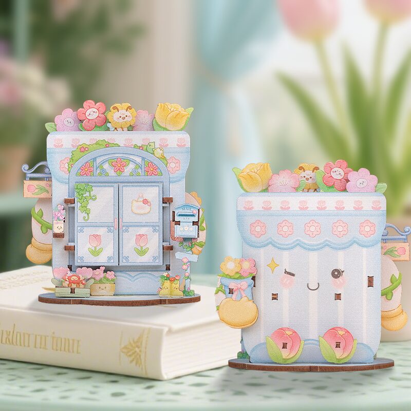 Cutebee DIY Huisje Talebox Corner Flower Shop – CWGA108 - Afbeelding 4