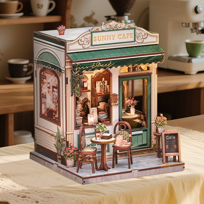 Cutebee 3D DIY Huisje Sunny Café – CWGC208 - Afbeelding 2