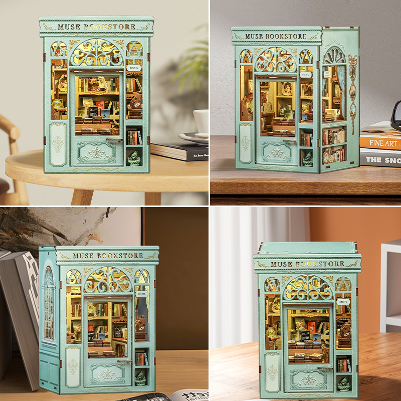 Cutebee 3D Booknook Muse Bookstore – BJAA201 - Afbeelding 2