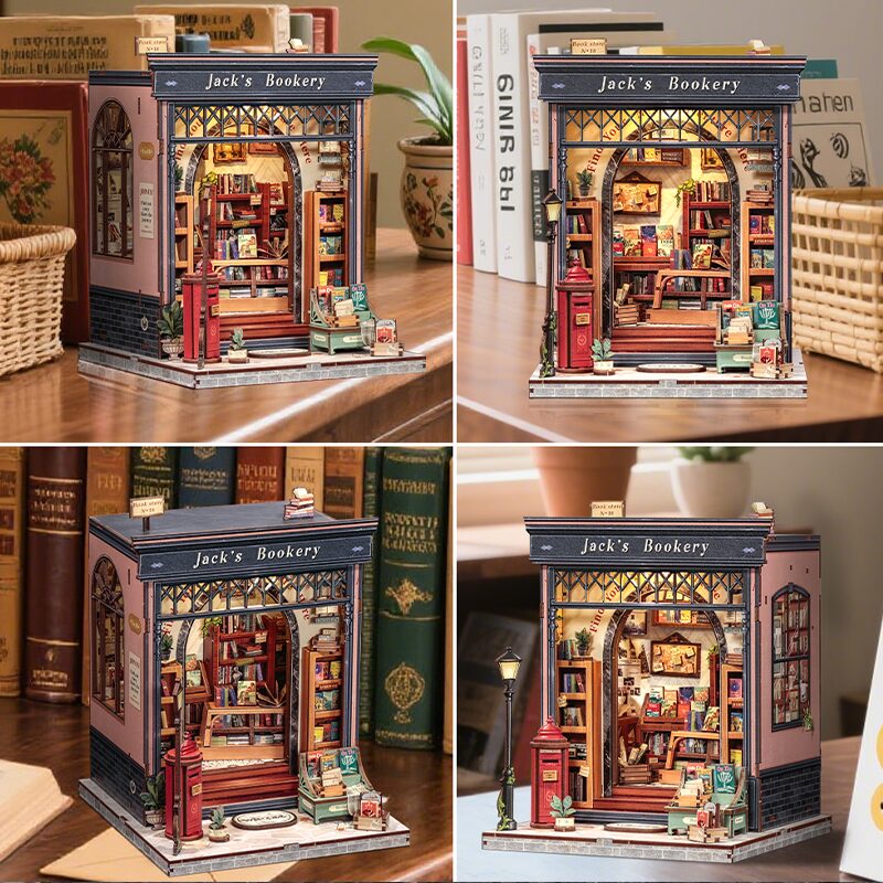 Cutebee 3D DIY Huisje Jack’s Bookery – CWGC209 - Afbeelding 2