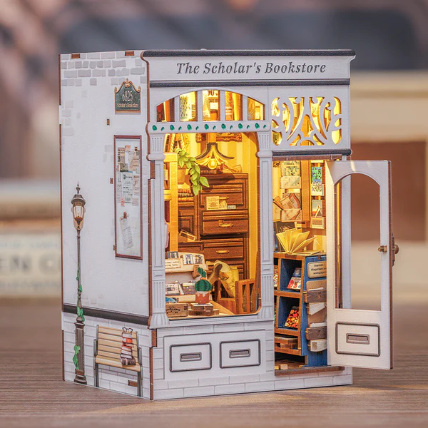 Cutebee 3D Booknook The Scholar’s Bookstore – BJAA204 - Afbeelding 3