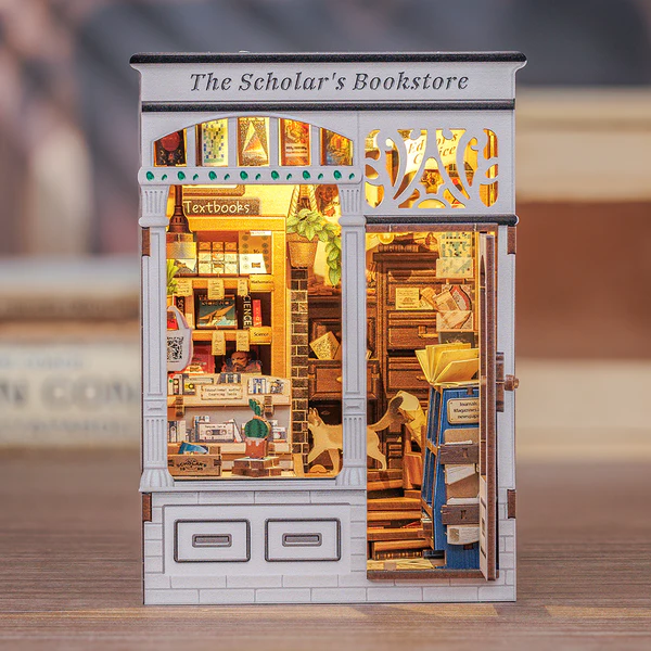 Cutebee 3D Booknook The Scholar’s Bookstore – BJAA204 - Afbeelding 5