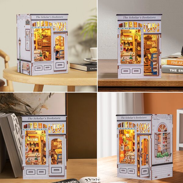 Cutebee 3D Booknook The Scholar’s Bookstore – BJAA204 - Afbeelding 8