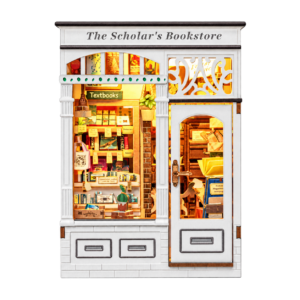 Cutebee 3D Booknook The Scholar’s Bookstore – BJAA204 – transparante productfoto
