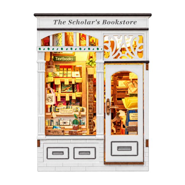 Cutebee 3D Booknook The Scholar’s Bookstore – BJAA204 – transparante productfoto