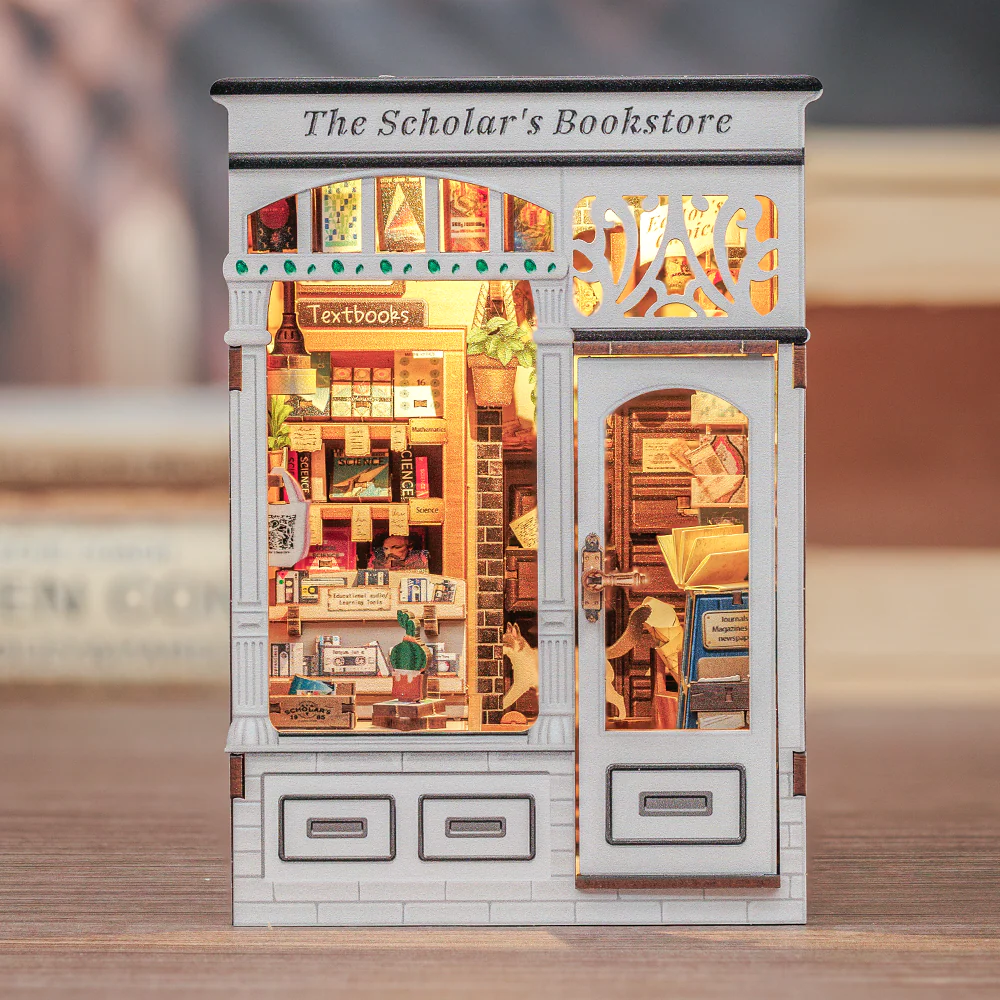 Cutebee 3D Booknook The Scholar’s Bookstore – BJAA204 - Afbeelding 2
