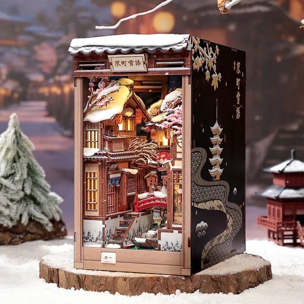Cutebee 3D Booknook La Neige à Kyoto – BJAA401 - Afbeelding 3