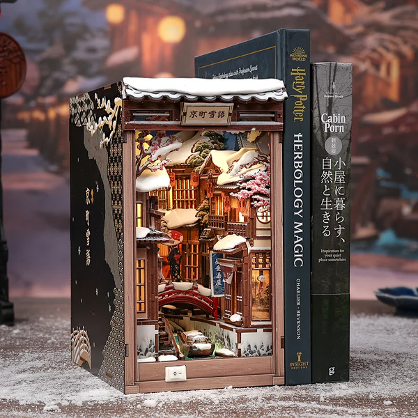 Cutebee 3D Booknook La Neige à Kyoto – BJAA401 - Afbeelding 4