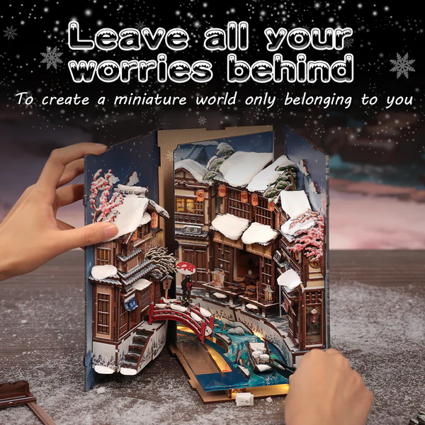 Cutebee 3D Booknook La Neige à Kyoto – BJAA401 - Afbeelding 7