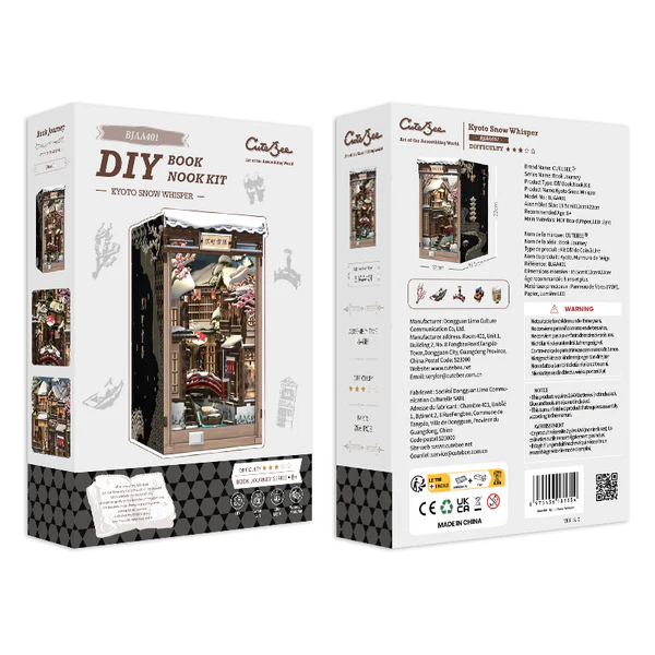 Cutebee 3D Booknook La Neige à Kyoto – BJAA401 - Afbeelding 9