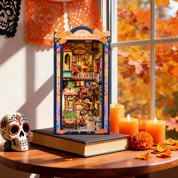 Cutebee 3D Booknook Plaza de los Muertos – BJAA405 - Afbeelding 4
