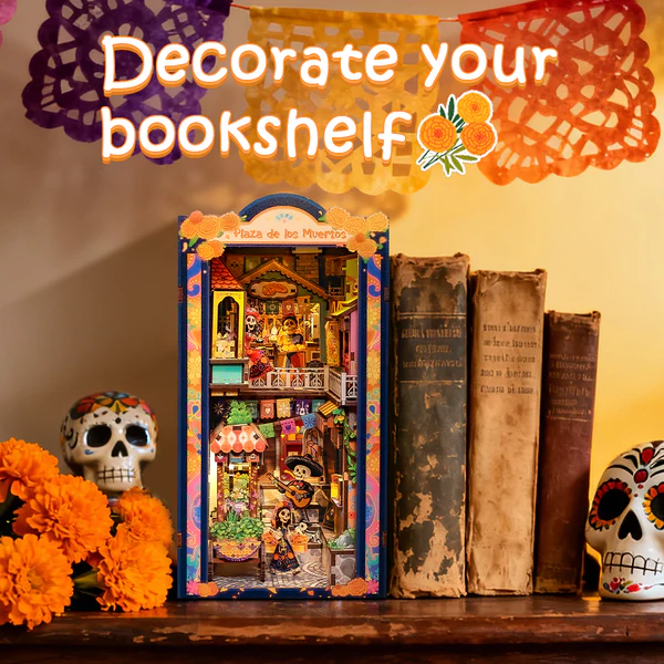Cutebee 3D Booknook Plaza de los Muertos – BJAA405 - Afbeelding 5