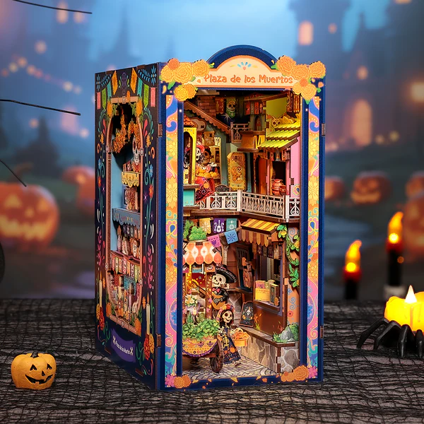 Cutebee 3D Booknook Plaza de los Muertos – BJAA405 - Afbeelding 8