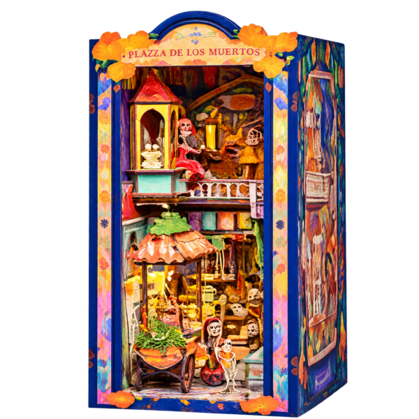 Cutebee 3D Booknook Plaza de los Muertos – BJAA405 – transparante productfoto