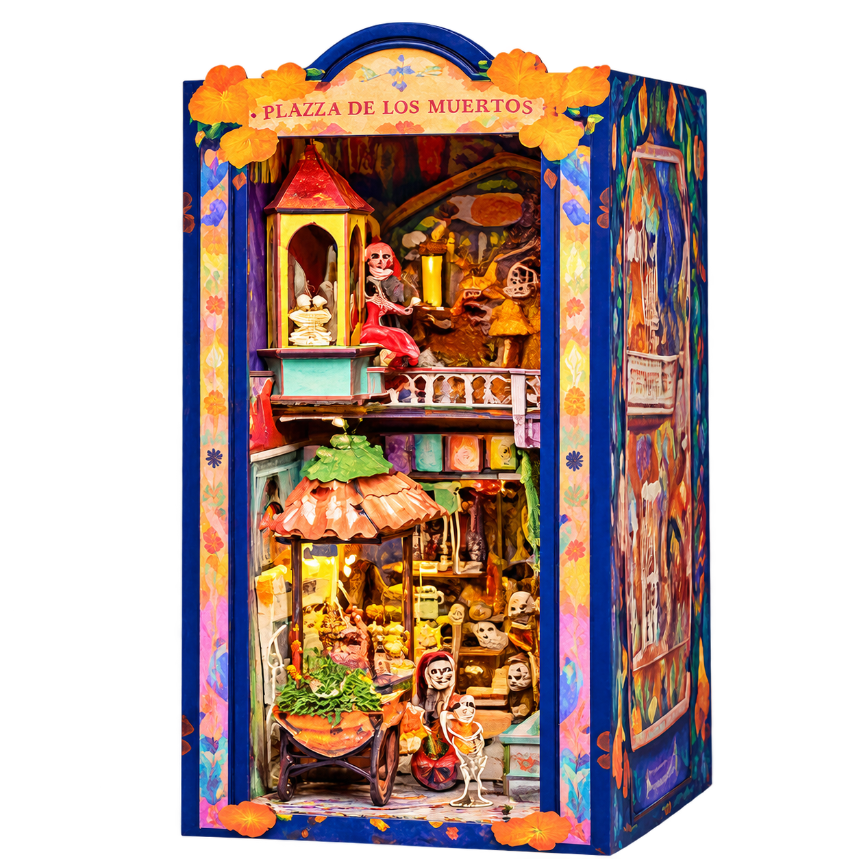 Cutebee 3D Booknook Plaza de los Muertos – BJAA405 – transparante productfoto