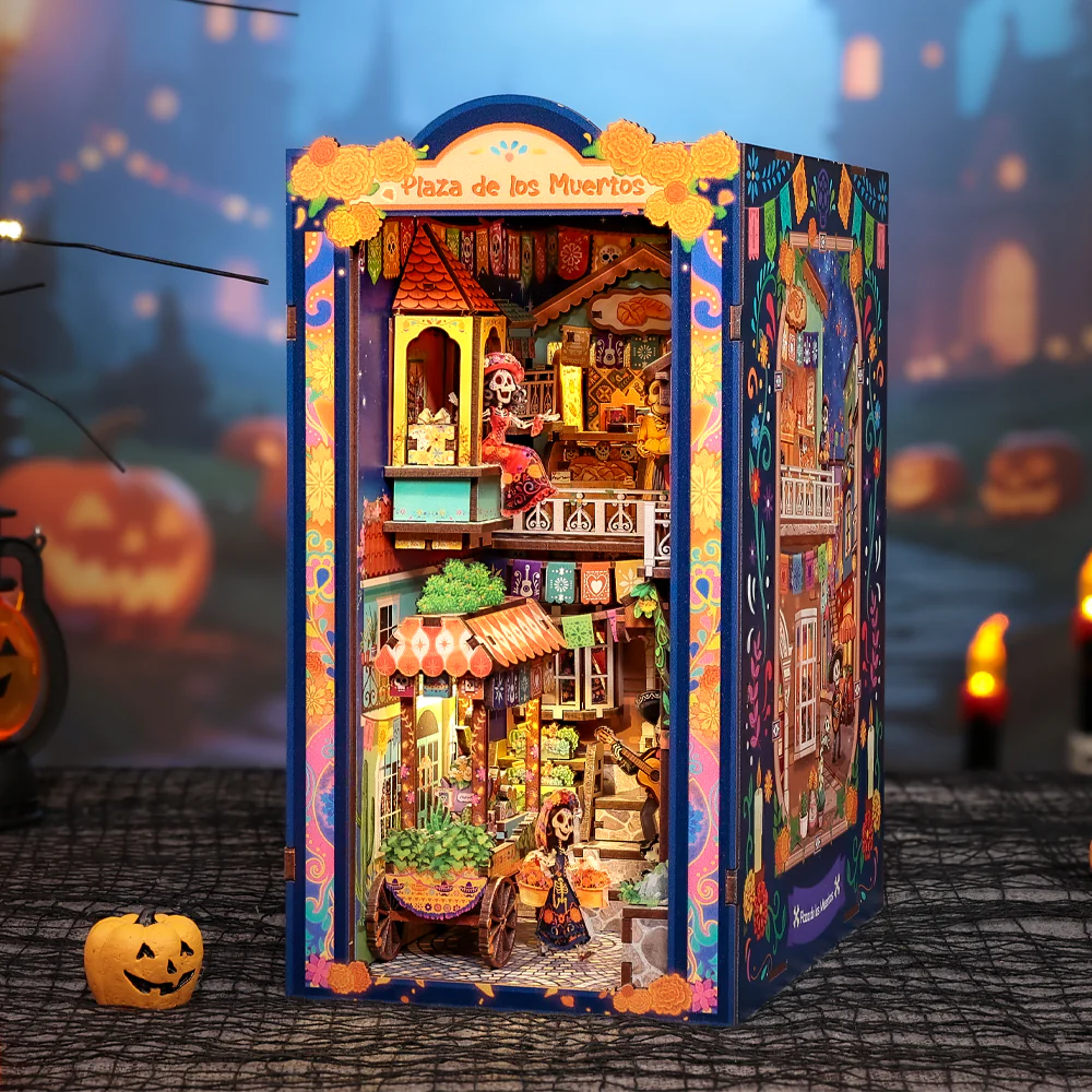 Cutebee 3D Booknook Plaza de los Muertos – BJAA405 - Afbeelding 2