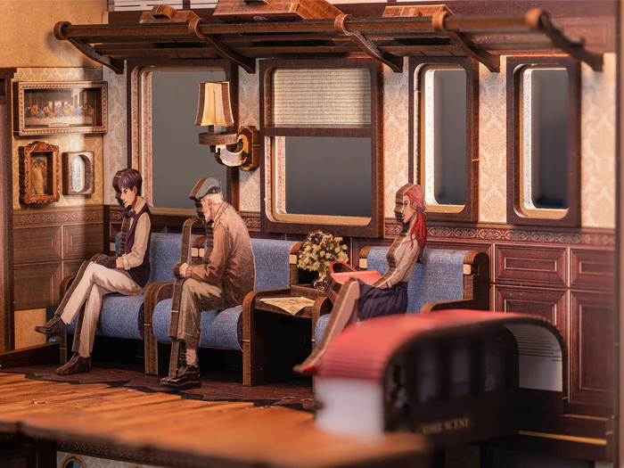 Cutebee 3D Booknook Het treinmysterie – BN01B - Afbeelding 9