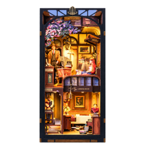 Cutebee 3D Booknook Het treinmysterie – BN01B – transparante productfoto