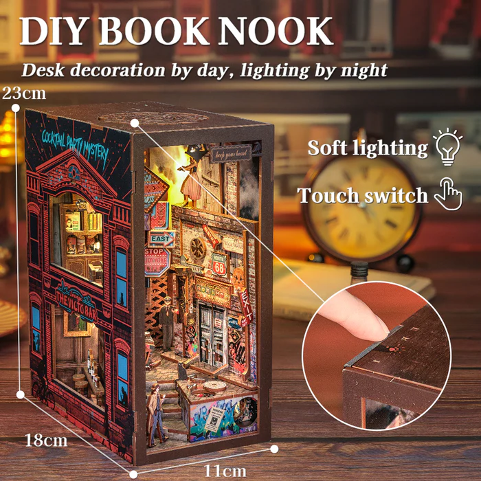 Cutebee 3D Booknook The Long Goodbye – BN02B - Afbeelding 6