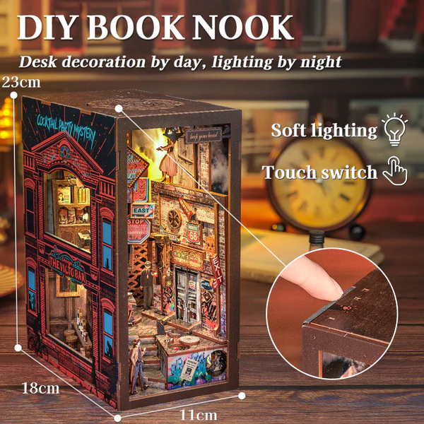 Cutebee 3D Booknook The Long Goodbye – BN02B - Afbeelding 8