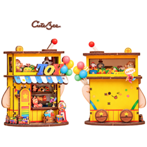 Cutebee DIY Huisje Talebox Corner Toy Store – CWGA110 – transparante productfoto