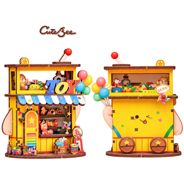 Cutebee DIY Huisje Talebox Corner Toy Store – CWGA110 – transparante productfoto