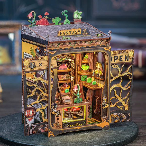 Cutebee 3D Booknook Fantasy Plant Shop – CWGA203 - Afbeelding 3