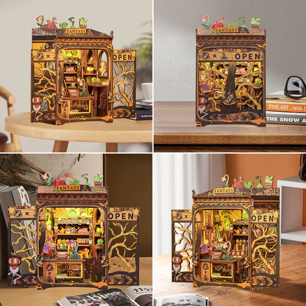 Cutebee 3D Booknook Fantasy Plant Shop – CWGA203 - Afbeelding 7