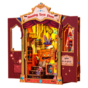 Cutebee 3D Booknook Amazing Toy Store – CWGA204 – transparante productfoto