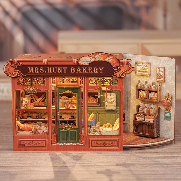 Cutebee 3D DIY Huisje Mrs. Hunts Bakery – CWGB401 - Afbeelding 2