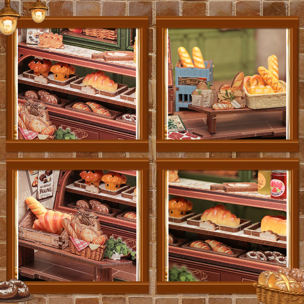 Cutebee 3D DIY Huisje Mrs. Hunts Bakery – CWGB401 - Afbeelding 6
