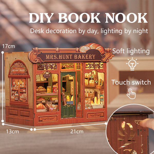 Cutebee 3D DIY Huisje Mrs. Hunts Bakery – CWGB401 - Afbeelding 7