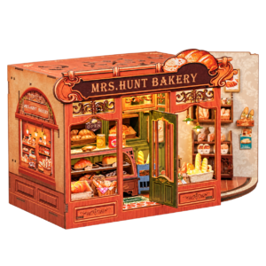 Cutebee 3D DIY Huisje Mrs. Hunts Bakery – CWGB401 – transparante productfoto
