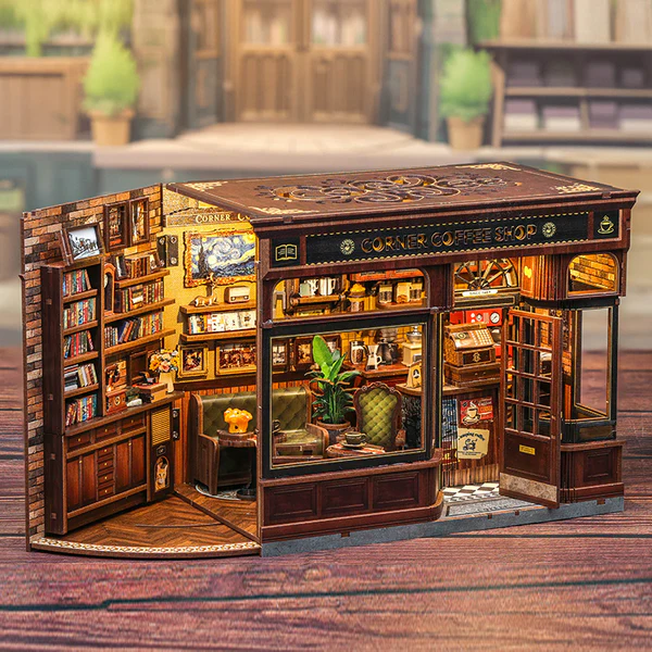 Cutebee 3D DIY Huisje Corner Coffee Shop – CWGB402 - Afbeelding 11