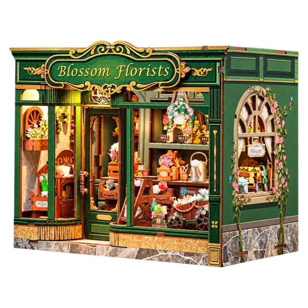 Cutebee 3D DIY Huisje Blossom Florists – CWGB403 – transparante productfoto