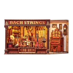 Cutebee 3D DIY Huisje Bach String – CWGB404 – transparante productfoto