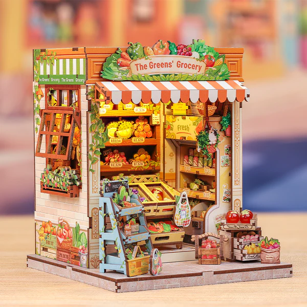 Cutebee 3D DIY Huisje The Green Grocery – CWGC213 - Afbeelding 3