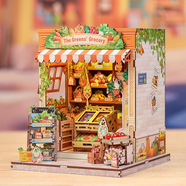 Cutebee 3D DIY Huisje The Green Grocery – CWGC213 - Afbeelding 4