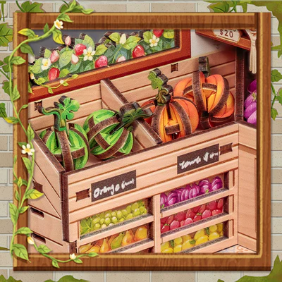 Cutebee 3D DIY Huisje The Green Grocery – CWGC213 - Afbeelding 9