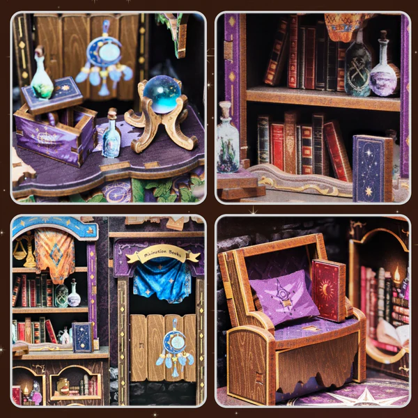 Cutebee 3D DIY Huisje The Astrology Bookshop – CWGC202 - Afbeelding 8