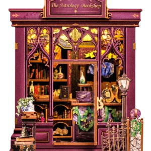 Cutebee The Astrology Bookshop DIY miniatuurhuisje met transparante achtergrond