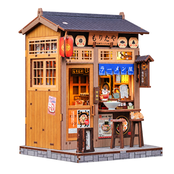 Cutebee 3D DIY Huisje Morita-Ya – CWGC205 – transparante productfoto